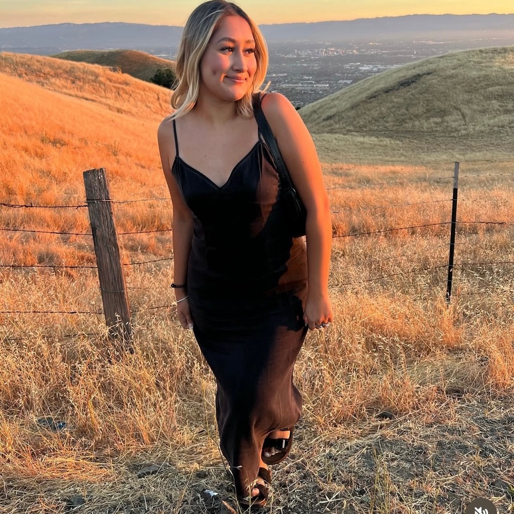Forever 21 Black Spaghetti Strap Dress
